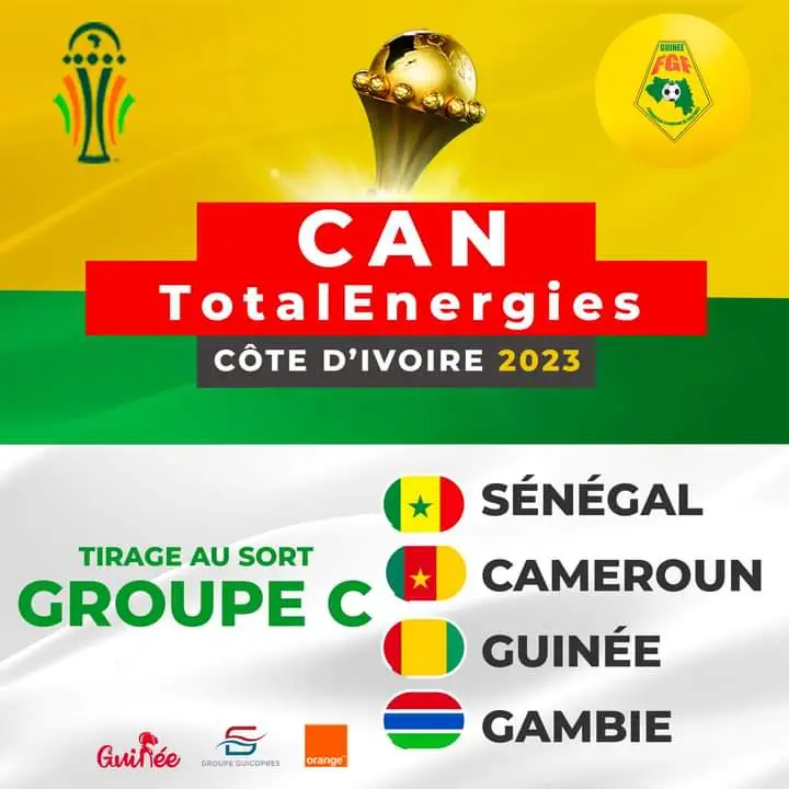 Logée dans le groupe C, considéré comme étant la poule de la mort, la Guinée va jouer la phase de groupes de la CAN 2023 à Yamoussoukro, la capitale politique de la Côte d'Ivoire.