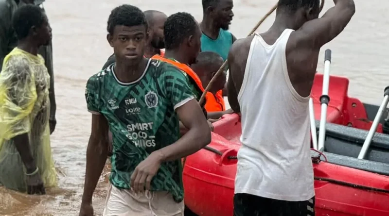 Fortes pluies en Guinée : un mort et plusieurs blessés à Coyah, les secours mobilisés
